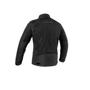 Chaqueta moto verano CLOVER Airtek Negro - Ropamotorista.com - Distribuidor Oficial Clover en España y Portugal