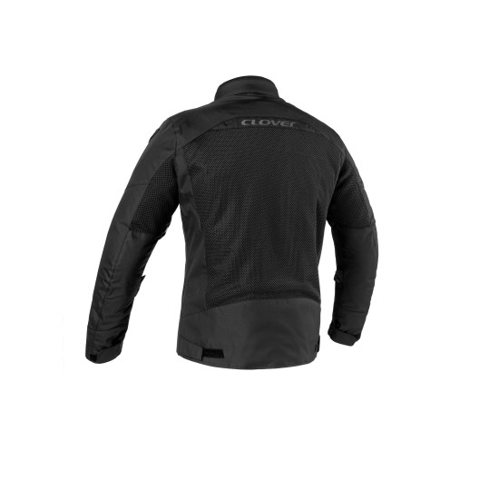 Chaqueta moto verano CLOVER Airtek Negro - Mujer - Ropamotorista.com - Distribuidor Oficial Clover en España y Portugal