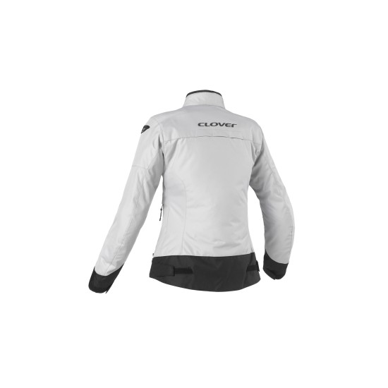 Chaqueta moto CLOVER Looping Gris-Negro - Mujer - Ropamotorista.com - Distribuidor Oficial Clover en España y Portugal