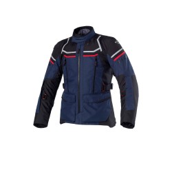 Chaqueta moto CLOVER Outland 2 WP - BlueNavy-Red-Black