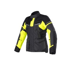 Chaqueta moto CLOVER Scout 4 WP - Gris-Amarillo-Negro