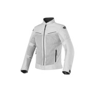 Chaqueta moto verano CLOVER Tropica Negro Gris