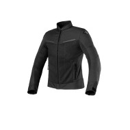 Chaqueta moto verano CLOVER Tropica Negro - Mujer