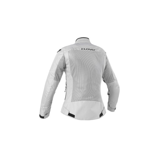 Chaqueta moto verano CLOVER Tropica Gris Negro - Mujer en venta 