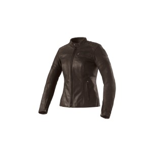 Chaqueta piel CLOVER Bullet Pro 2 - Marrón - Mujer - Ropamotorista.com - Distribuidor Oficial Clover en España y Portugal