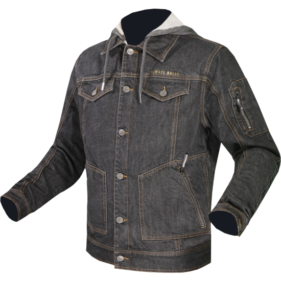 Chaqueta vaquera LS2 OAKY negra - Ropamotorista.com - Distribuidor Oficial LS2 en España y Portugal