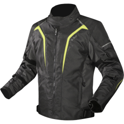 Chaqueta LS2 Sepang Man Black Grey HV Yellow