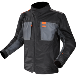 Chaqueta LS2 Titanium Blue HV Orange