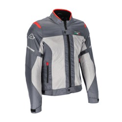 Chaqueta moto mujer ACERBIS CE On Road Ruby Lady Grey Red