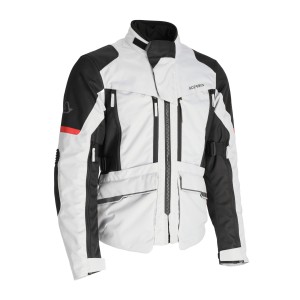 Chaqueta ACERBIS CE X-ROVER Grey Red - Ropamotorista.com - Distribuidor Oficial Acerbis en España y Portugal