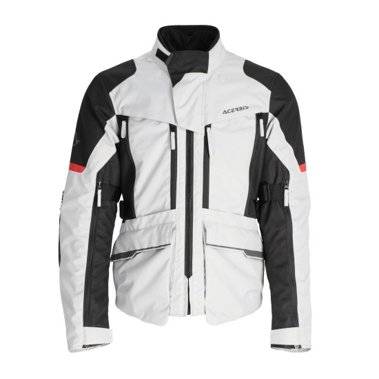 Chaqueta ACERBIS CE X-ROVER Grey Red - Ropamotorista.com - Distribuidor Oficial Acerbis en España y Portugal