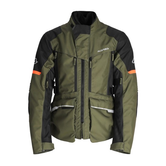 Chaqueta ACERBIS CE X-ROVER Green Orange - Ropamotorista.com - Distribuidor Oficial Acerbis en España y Portugal