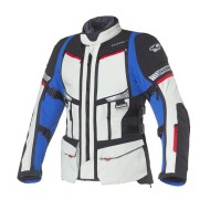 Chaqueta moto CLOVER GTS 5 WP Grey Blue Mujer