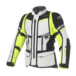 Chaqueta moto CLOVER GTS 5 WP Yellow Grey