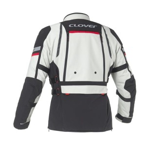 Chaqueta moto CLOVER GTS 5 WP Black Grey Mujer - Ropamotorista.com - Distribuidor Oficial Clover en España y Portugal