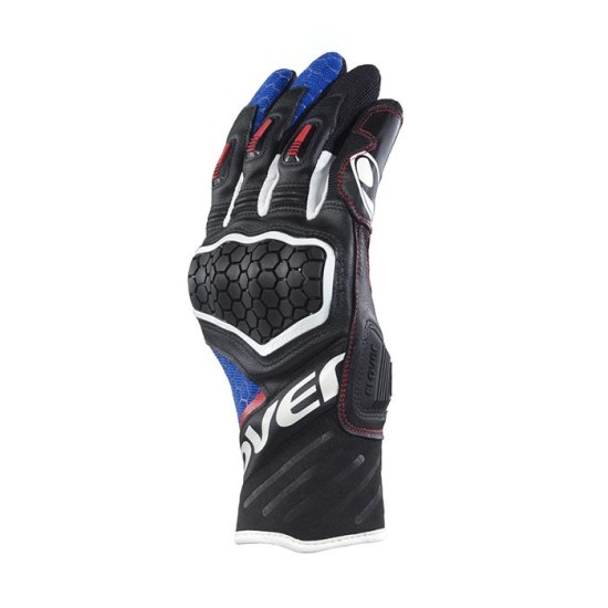 Guantes moto CLOVER Predator2 Blue White Red Black - Ropamotorista.com - Distribuidor Oficial Clover en España y Portugal