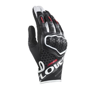 Guantes moto CLOVER Predator2 White Red - Ropamotorista.com - Distribuidor Oficial Clover en España y Portugal