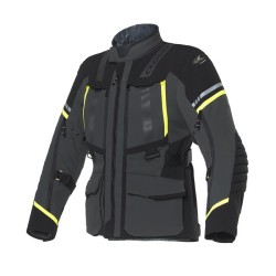 Chaqueta moto CLOVER Savana 4 WP Yellow Dark Grey