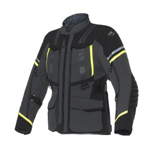 Chaqueta moto CLOVER Savana 4 WP Yellow Dark Grey Mujer - Ropamotorista.com - Distribuidor Oficial Clover en España y Portugal