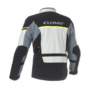 Chaqueta moto CLOVER Savana 4 WP Yellow Grey Mujer - Ropamotorista.com - Distribuidor Oficial Clover en España y Portugal