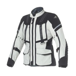 Chaqueta moto CLOVER Savana 4 WP Black Grey