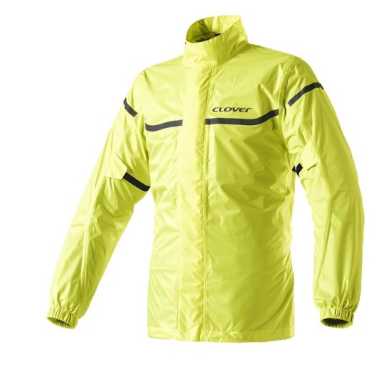 Chubasquero moto CLOVER Wet Jacket Pro Yellow - Ropamotorista.com - Distribuidor Oficial Clover en España y Portugal