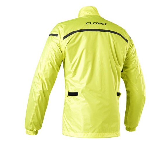 Chubasquero moto CLOVER Wet Jacket Pro Yellow - Ropamotorista.com - Distribuidor Oficial Clover en España y Portugal