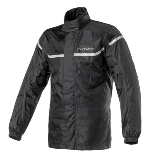 Chubasquero moto CLOVER Wet Jacket Pro Black - Ropamotorista.com - Distribuidor Oficial Clover en España y Portugal