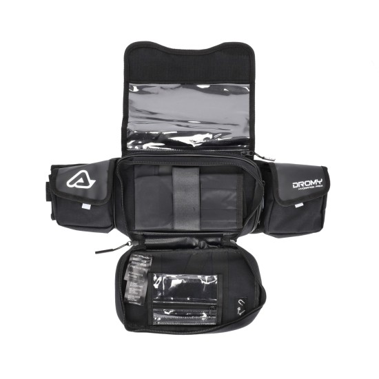 Riñonera ACERBIS Dromy Black White - Ropamotorista.com - Distribuidor Oficial Acerbis en España y Portugal