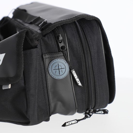 Riñonera ACERBIS Dromy Black White - Ropamotorista.com - Distribuidor Oficial Acerbis en España y Portugal