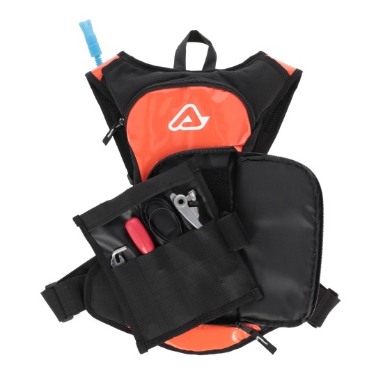 Mochila hidratación ACERBIS Acqua Logo 5L Orange-White - Ropamotorista.com - Distribuidor Oficial Acerbis en España y Portugal