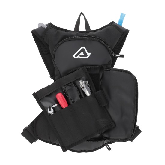 Mochila hidratación ACERBIS Acqua Logo 5L Black-White - Ropamotorista.com - Distribuidor Oficial Acerbis en España y Portugal