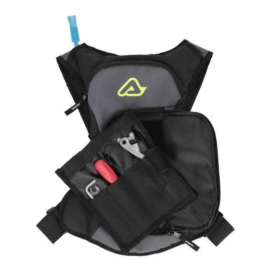 Mochila hidratación ACERBIS Acqua Logo 5L Black-Grey - Ropamotorista.com - Distribuidor Oficial Acerbis en España y Portugal
