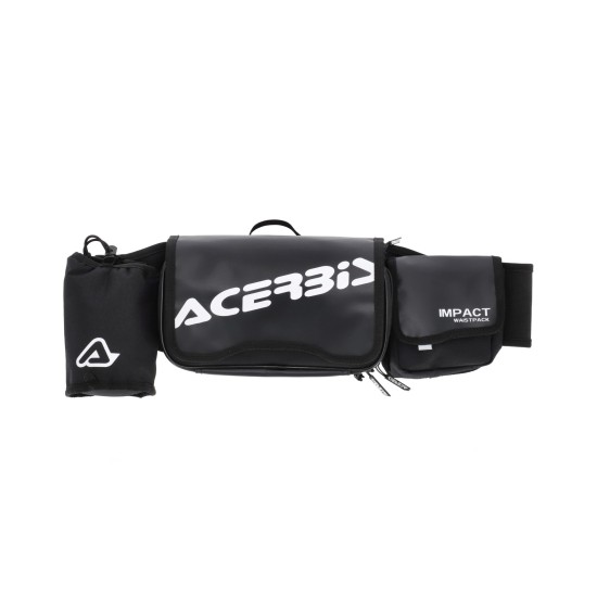 Riñonera ACERBIS Impact Logo Black-White - Ropamotorista.com - Distribuidor Oficial Acerbis en España y Portugal