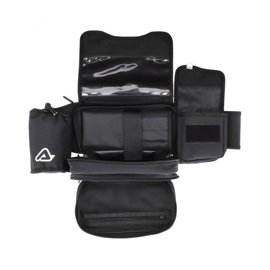 Riñonera ACERBIS Impact Logo Black-White - Ropamotorista.com - Distribuidor Oficial Acerbis en España y Portugal