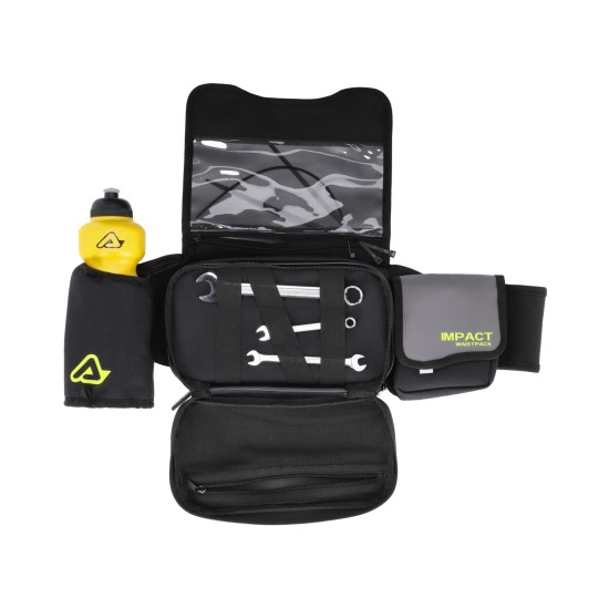 Riñonera ACERBIS Impact Logo Black-Grey - Ropamotorista.com - Distribuidor Oficial Acerbis en España y Portugal