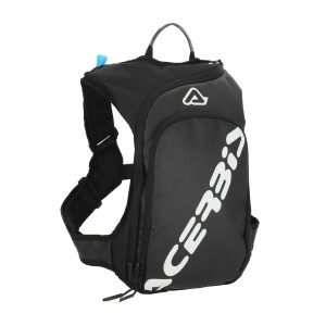 Mochila hidratación ACERBIS Sather Black White - Ropamotorista.com - Distribuidor Oficial Acerbis en España y Portugal