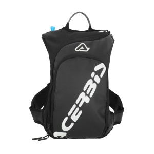 Mochila hidratación ACERBIS Sather Black White - Ropamotorista.com - Distribuidor Oficial Acerbis en España y Portugal
