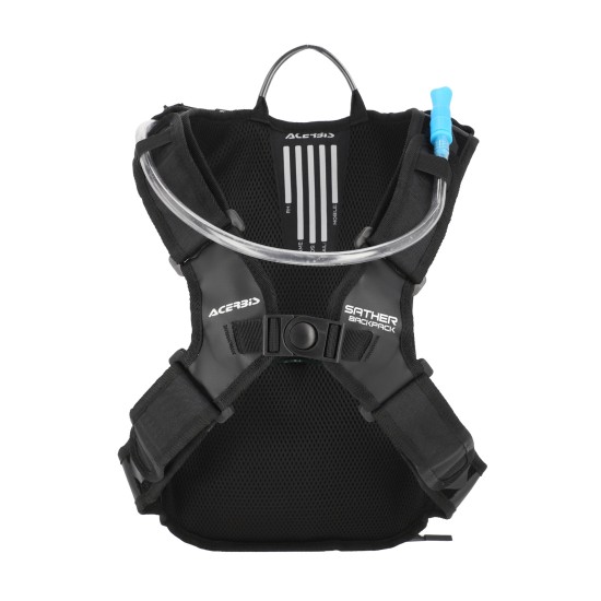 Mochila hidratación ACERBIS Sather Black White - Ropamotorista.com - Distribuidor Oficial Acerbis en España y Portugal