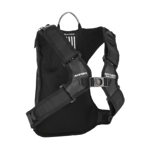Mochila hidratación ACERBIS Sather Black White - Ropamotorista.com - Distribuidor Oficial Acerbis en España y Portugal