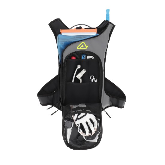 Mochila hidratación ACERBIS Sather Black Grey - Ropamotorista.com - Distribuidor Oficial Acerbis en España y Portugal