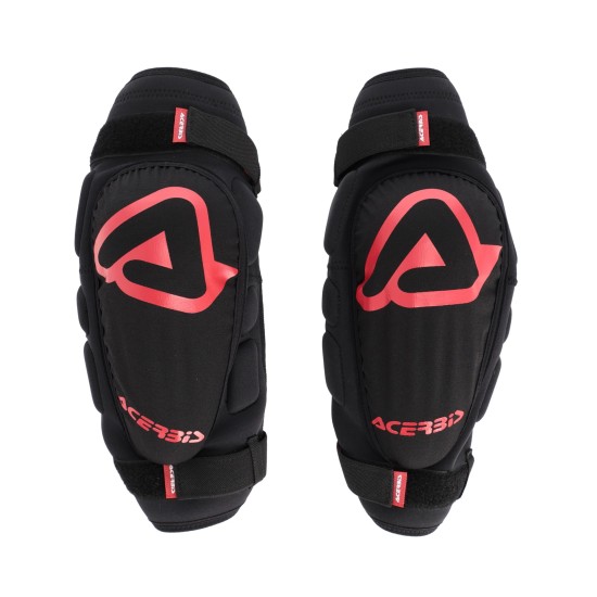 Coderas ACERBIS Soft Negro-Rojo - Ropamotorista.com - Distribuidor Oficial Acerbis en España y Portugal