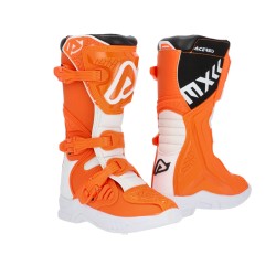 Botas infantiles ACERBIS X-Team Kids Naranja-Blanco