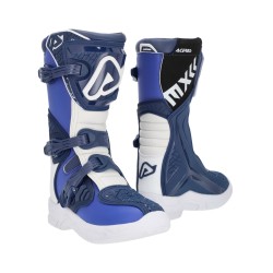 Botas infantiles ACERBIS X-Team Kids Azul-Blanco