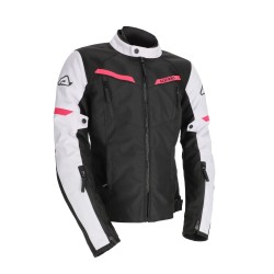 Chaqueta moto mujer ACERBIS CE X-Street Lady Black Pink