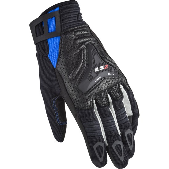 Guantes LS2 All Terrain Black-Blue - Mujer - Ropamotorista.com - Distribuidor Oficial LS2 en España y Portugal