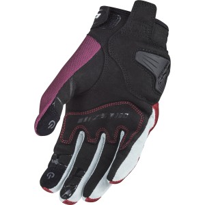 Guantes LS2 Dart II Black-Red - Mujer - Ropamotorista.com - Distribuidor Oficial LS2 en España y Portugal