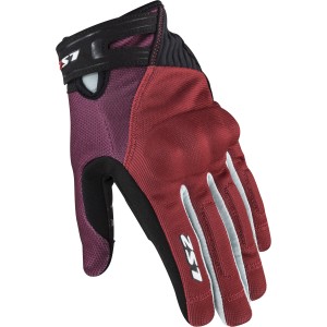 Guantes LS2 Dart II Black-Red - Mujer - Ropamotorista.com - Distribuidor Oficial LS2 en España y Portugal
