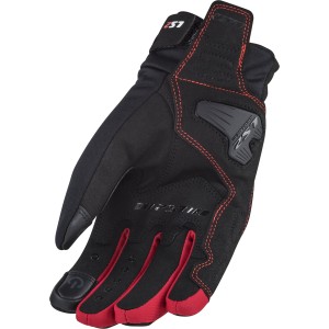 Guantes LS2 Jet II Black-Red - Mujer - Ropamotorista.com - Distribuidor Oficial LS2 en España y Portugal