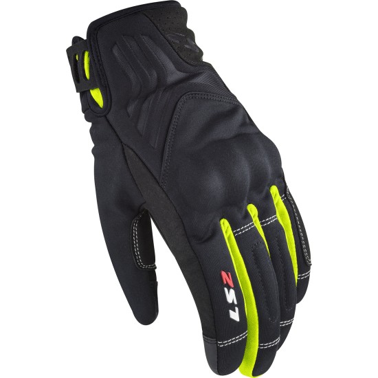 Guantes LS2 Jet II Black-Yellow - Mujer - Ropamotorista.com - Distribuidor Oficial LS2 en España y Portugal